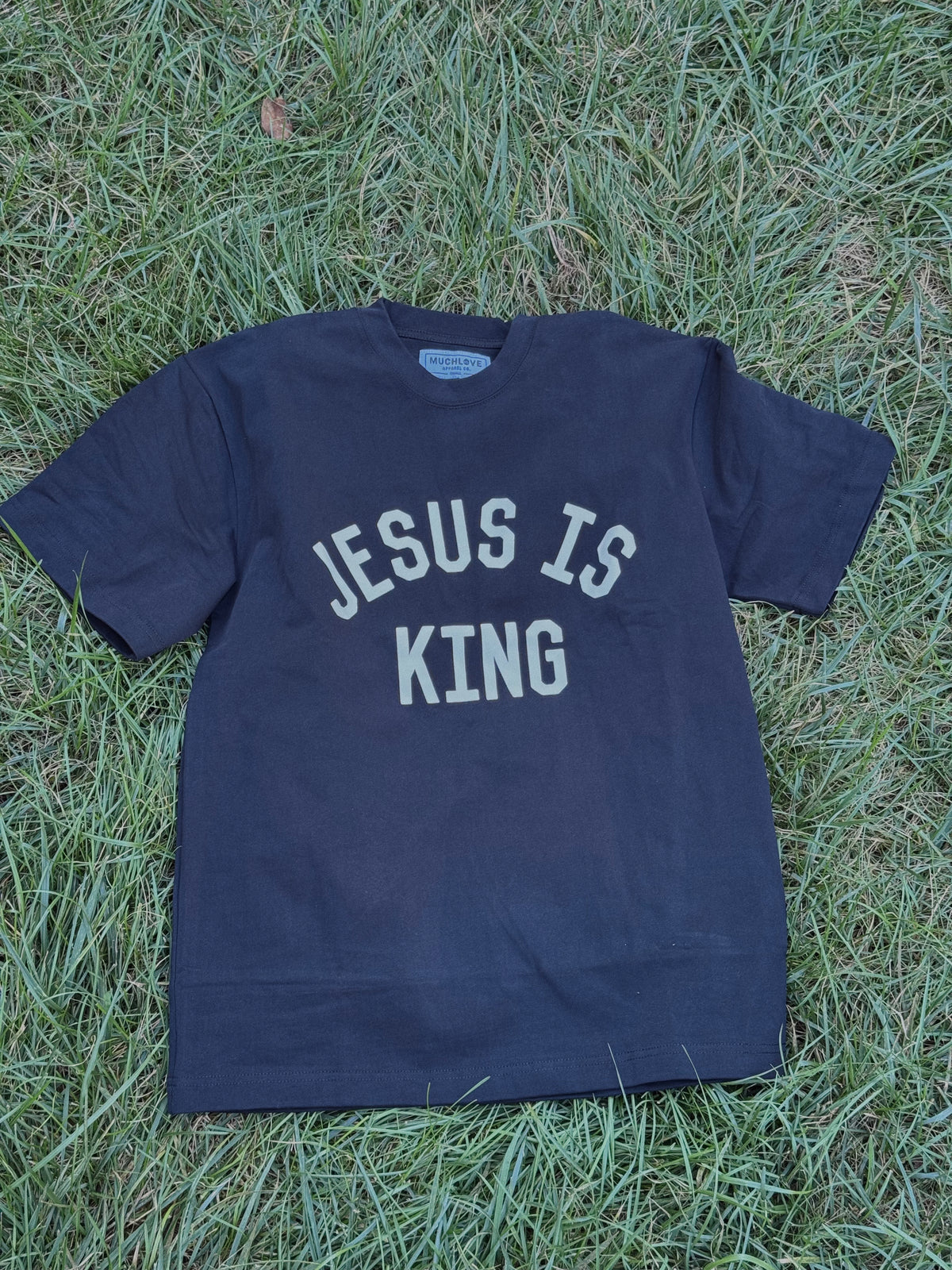 Jet Black Jesus Is King T-Shirt