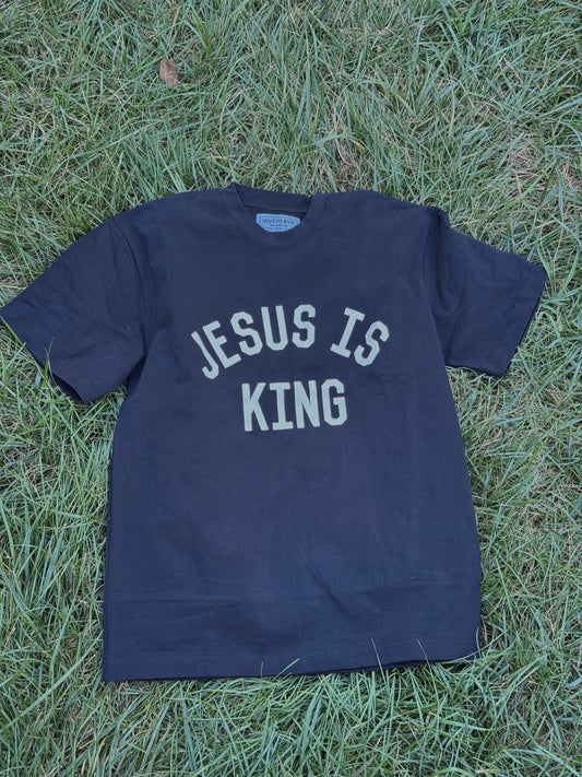 Jet Black Jesus Is King T-Shirt