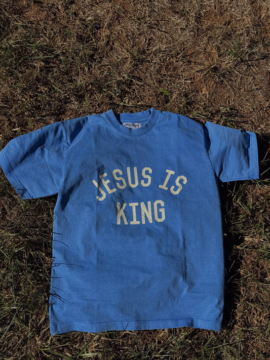 Light Blue Jesus Is King T-Shirt